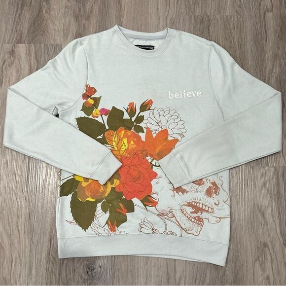 Blind Rooster Graphic Crew Neck Sweatshirt NWT - Picture 2 of 5